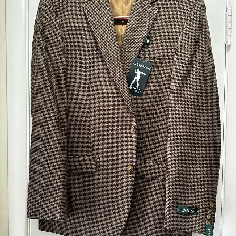 Men's Brown Tweed Blazer